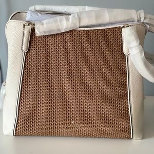 NWT Kate Spade Jackson Straw Satchel